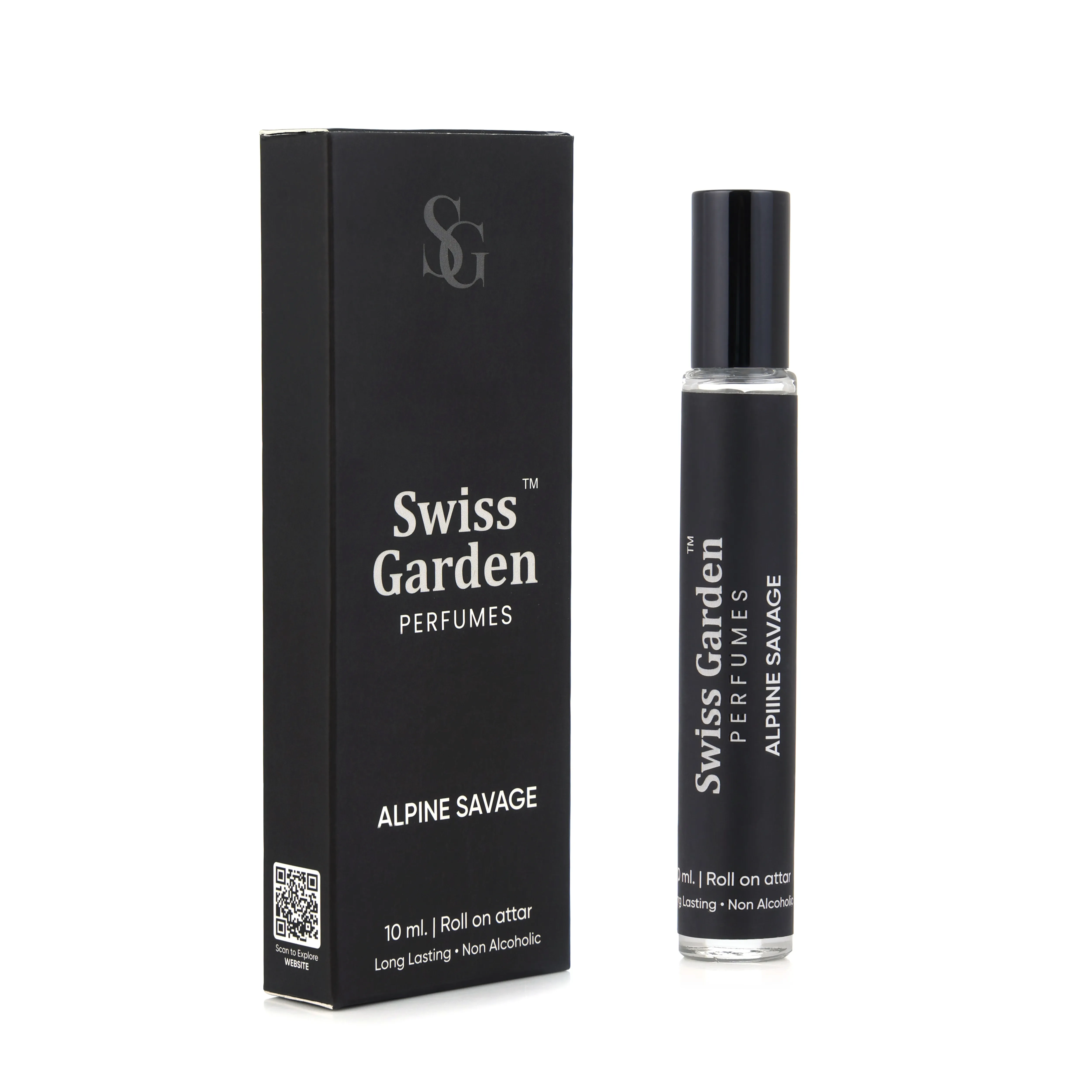Alpine Savage attar in individual branded box